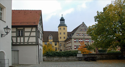 Blick auf das Hersbrucker Schloss